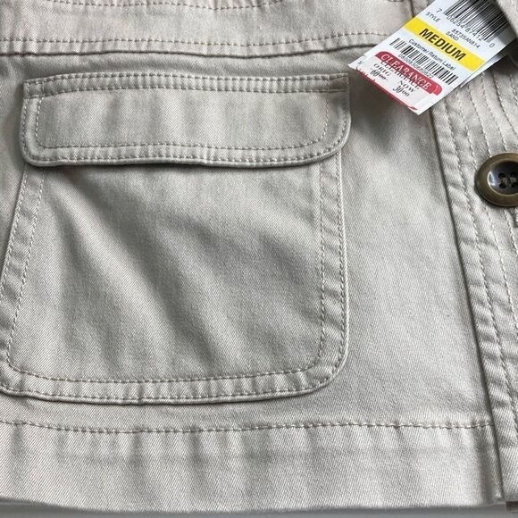 NWT CHARTER CLUB M Utility Jacket - Picture 5 of 13
